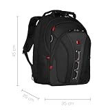 Wenger 600631 Legacy 16″ Laptop-Rucksack, Flughafen freundlich mit Fall Stabalising Plattform in Schwarz {21 Liter} - 2