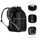 Wenger 600631 Legacy 16″ Laptop-Rucksack, Flughafen freundlich mit Fall Stabalising Plattform in Schwarz {21 Liter} - 7