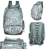 Tanner+Tailor Daypack Rucksack mit Laptop-, Trinkblase- und Musikplayer-Fach (ACU Camouflage) - 3