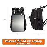 AmazonBasics Laptop-Rucksack geeignet für bis zu 43,2 cm (17 Zoll) - 2