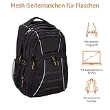 AmazonBasics Laptop-Rucksack geeignet für bis zu 43,2 cm (17 Zoll) - 4