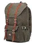 Rucksack Damen Daypack Herren Schulrucksack KAUKKO 17 Zoll Laptop Backpack für 15″ Notebook Lässiger Daypacks Schultaschen of 2 Side Pockets für Wandern Reisen Camping (CG 2PCS) - 3