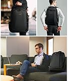 Fubevod Business Laptop Rucksack 15 6 Zoll Notebook Rucksack Herren/Rucksack mit Laptopfach/Laptop Backpack,Schwarz - 4
