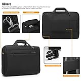 CoolBELL17,3 Zoll umwandelbar Laptop Tasche / Rucksack Messenger Bag Oxford Gewebe Umhängetasche Backpack Mehrzweck Aktentasche für Laptop / Macbook / Tablet / Herren / Damen(Schwarz) - 7