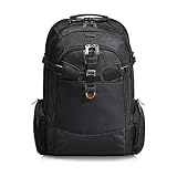 Everki Titan – Laptop Rucksack für Notebooks bis 18,4 Zoll (46,7 cm) mit durchdachtem Fächer-Konzept, viel Stauraum und weiteren hochwertigen Funktionen, Schwarz - 4