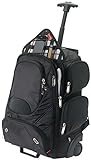 17″ Laptop Rucksack Tasche Reisetasche mit Rollen für Sicherheitskontrolle optimiert - 3