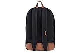 Herschel Heritage Backpack Rucksack, 21 Liter, Schwarz/Tan - 2